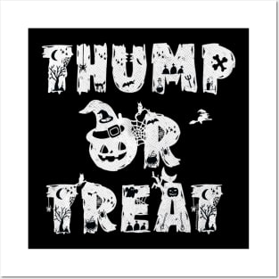 Thump or Treat v3 White Posters and Art